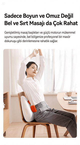 TECHNO 8Q: Klinik Düzey Dekompresyon & Boyun Masaj Aleti - 10