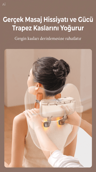 TECHNO 8Q: Klinik Düzey Dekompresyon & Boyun Masaj Aleti - 8